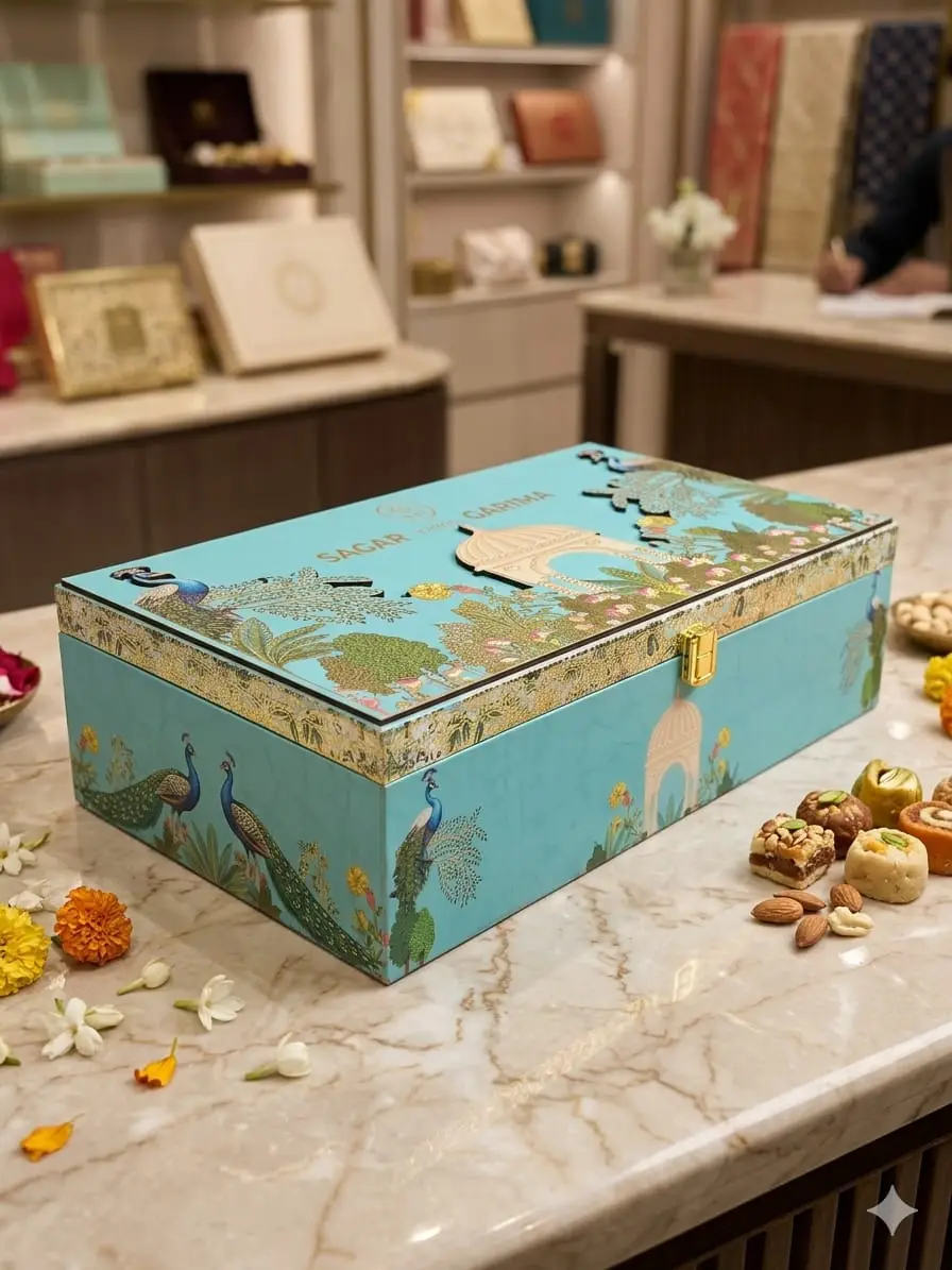 Luxury Heritage Wedding Invitation Box