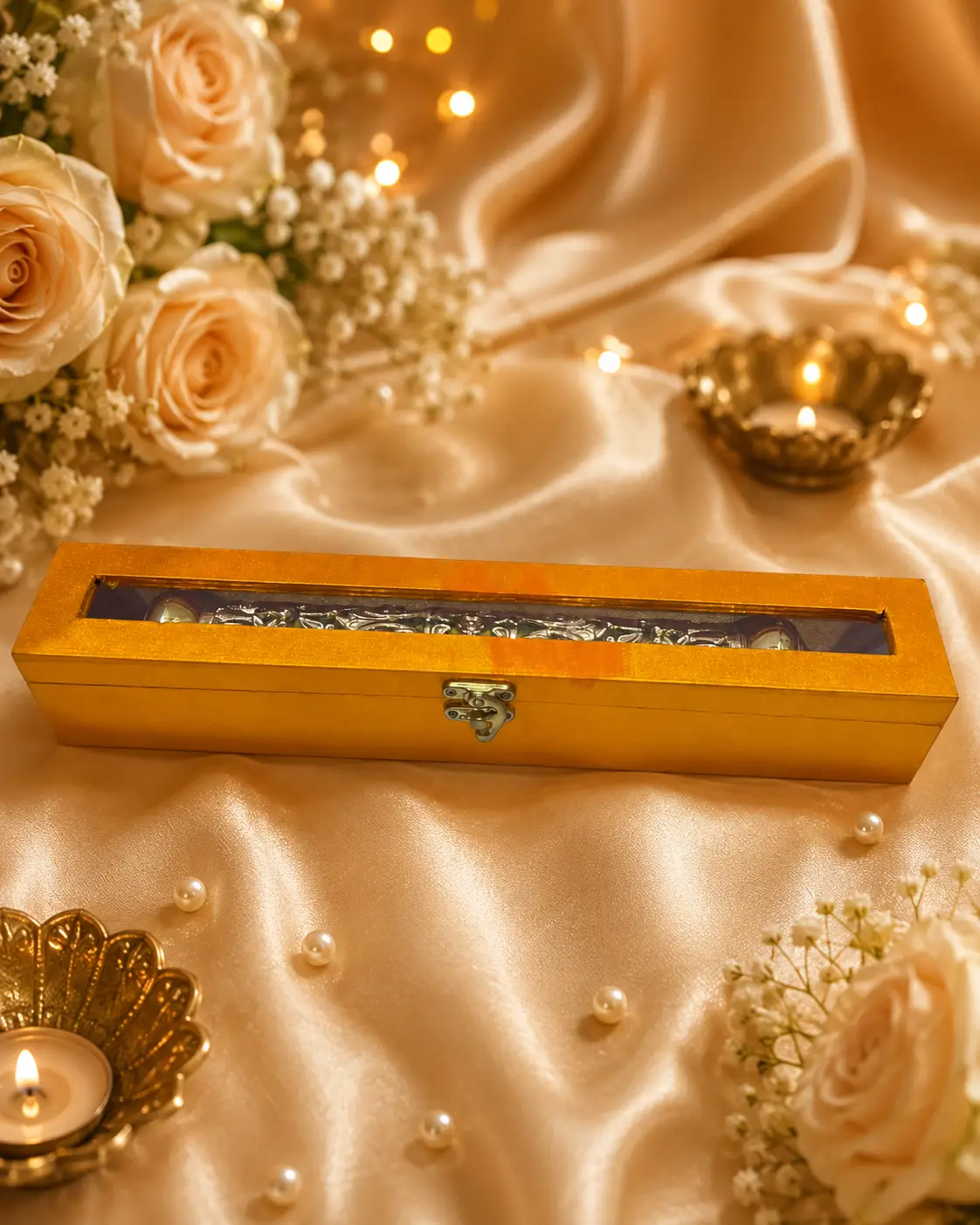 Royal Wedding Invitation Scroll Box