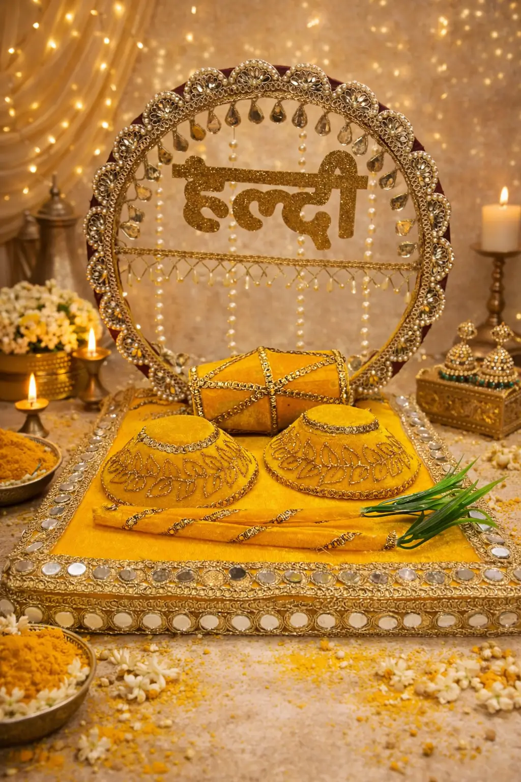 Golden Haldi Platter