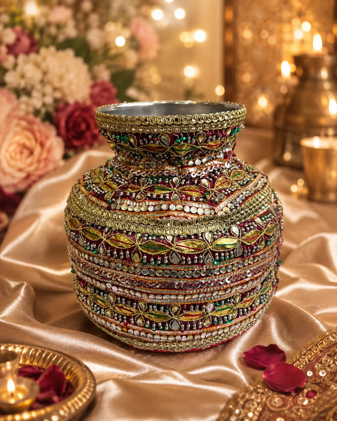 Royal Mirror Work Ghroli
