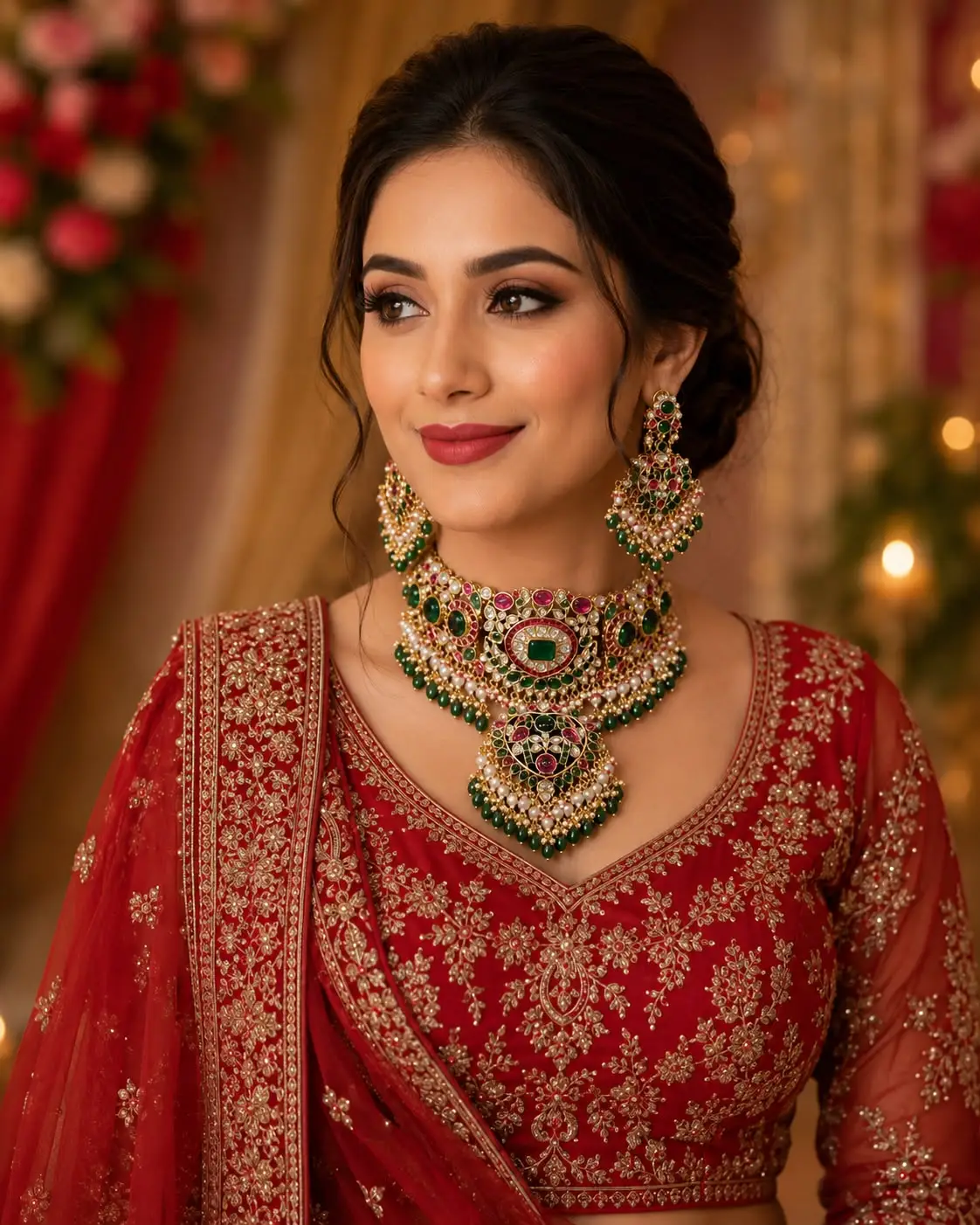 Pachi Kundan Gold-Plated Bridal Set