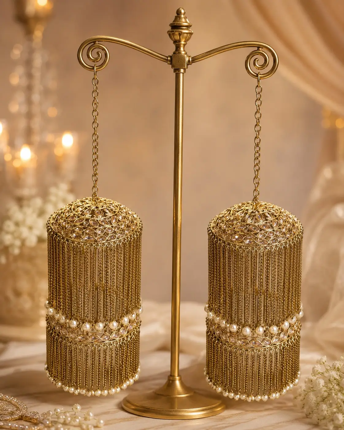 Regal Gold Cage Kaleeras