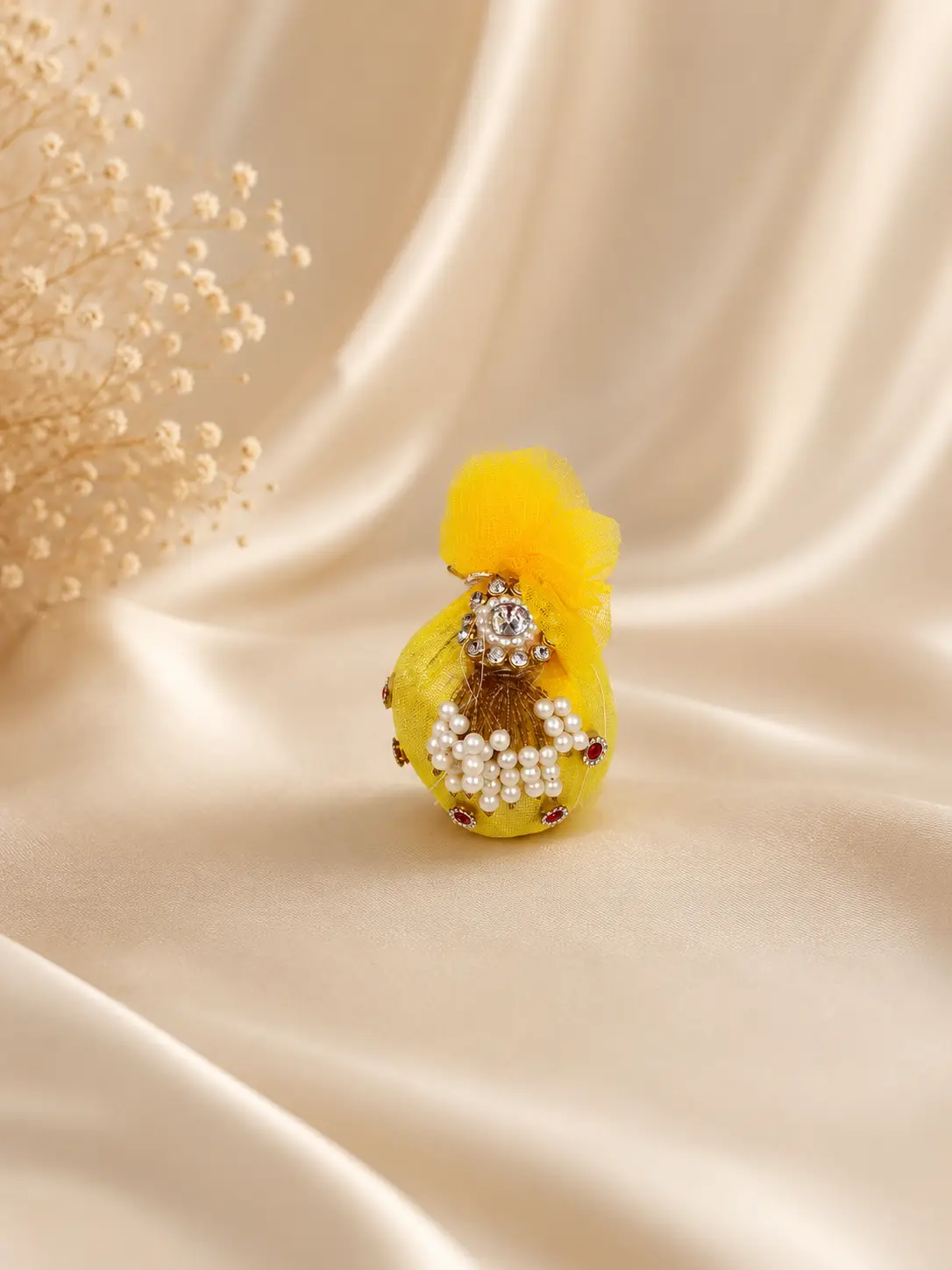 Yellow Pearl Shagun Nariyal