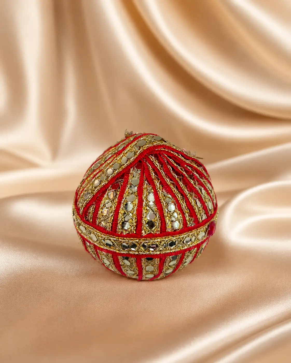 Red Mirror Work Shagun Nariyal