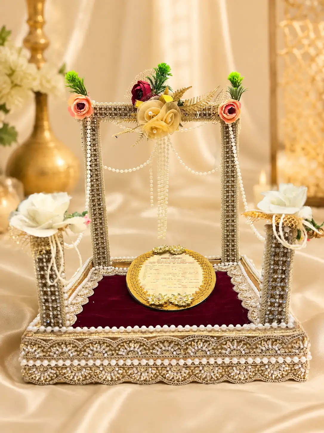 Royal Shahi Chithi Wedding Frame