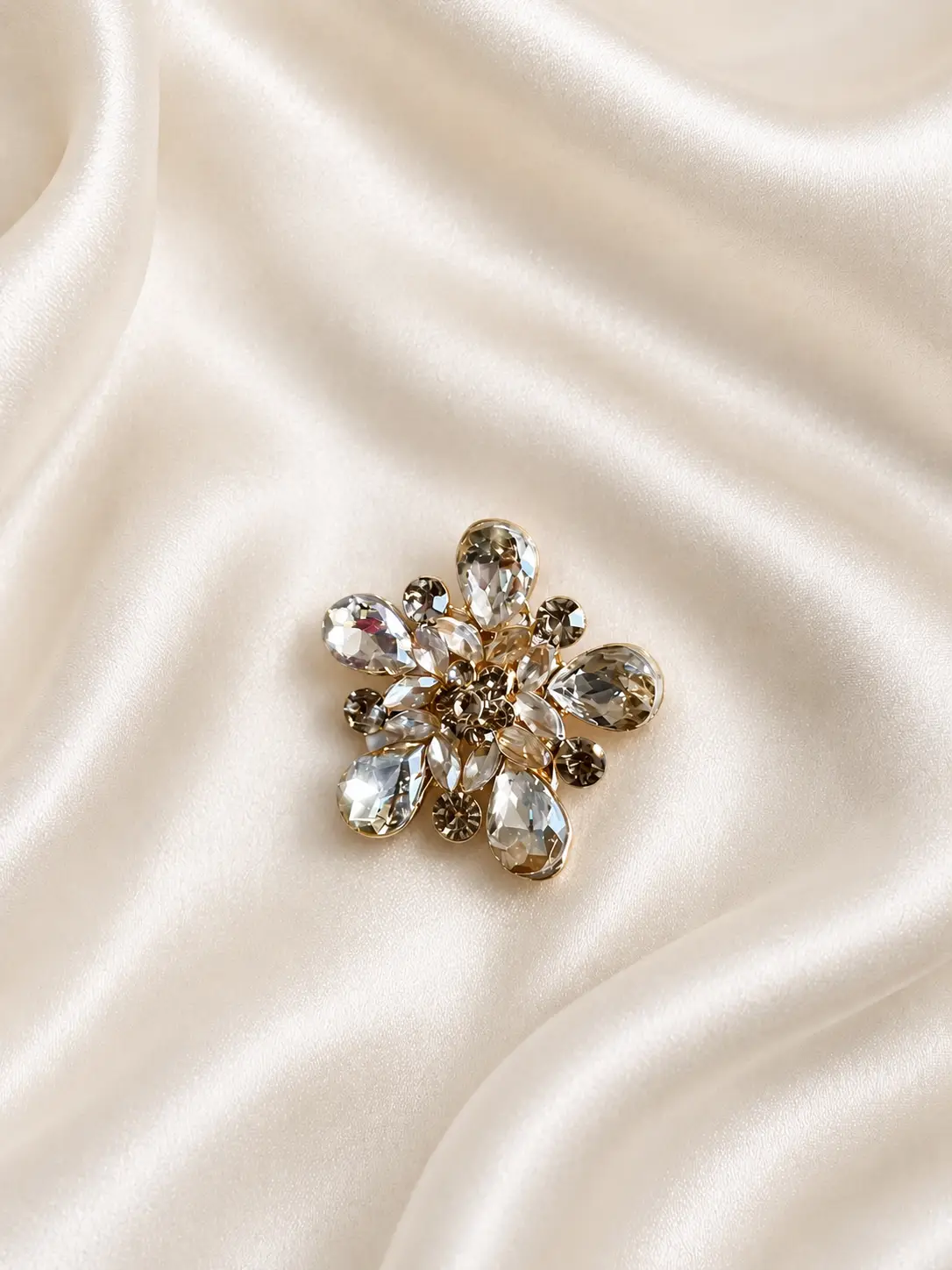 Crystal Bloom Brooch
