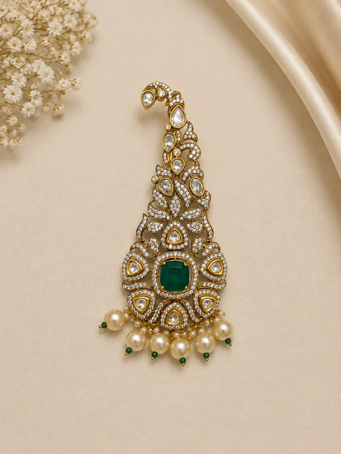 Pearl Emerald Kalgi