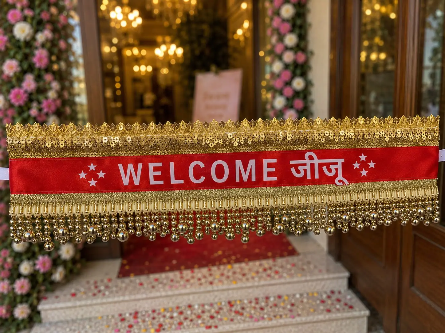 Royal Jiju Welcome Ribbon