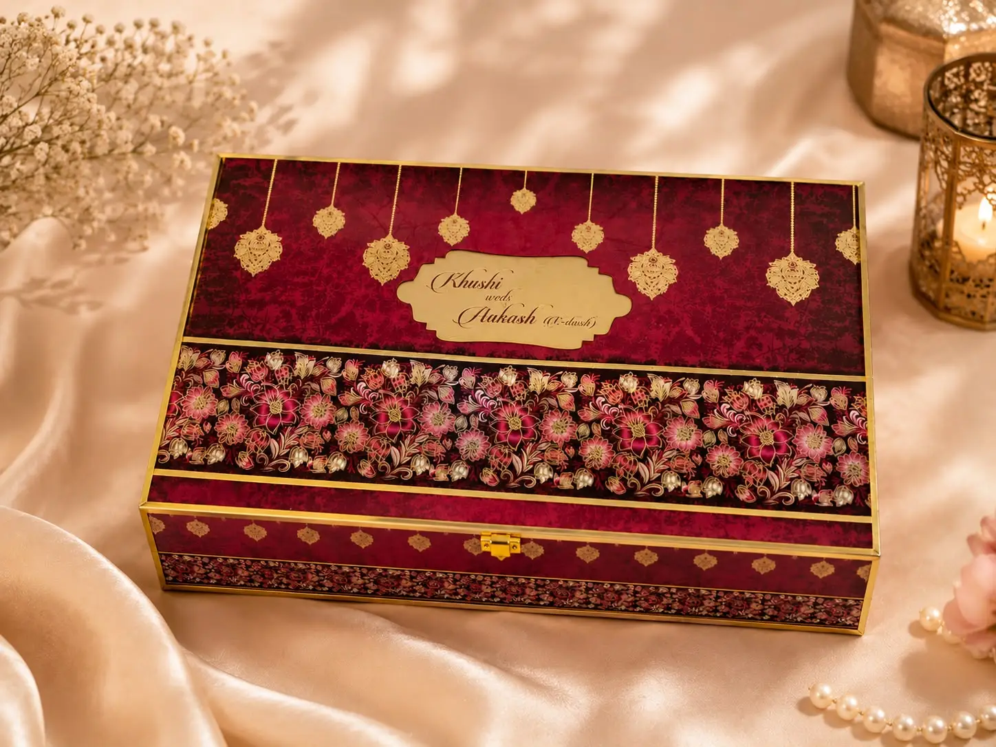 Royal Scarlet Invite Box