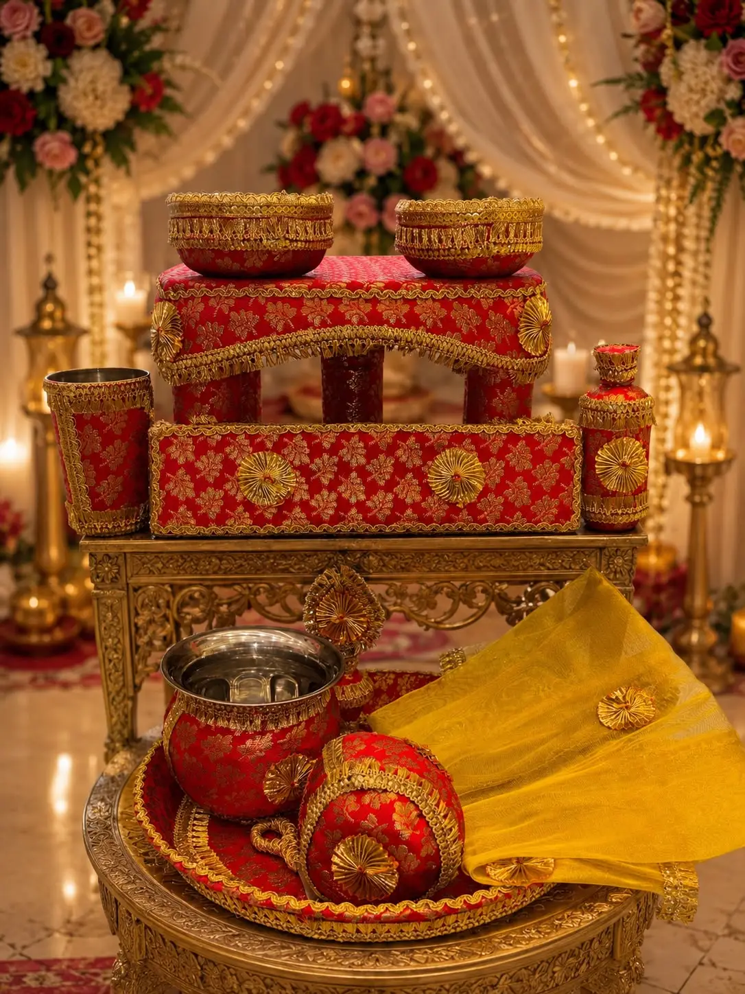 Auspicious Chowki Set