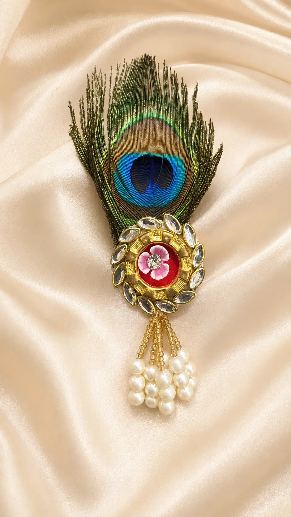 Royal Peacock Brooch
