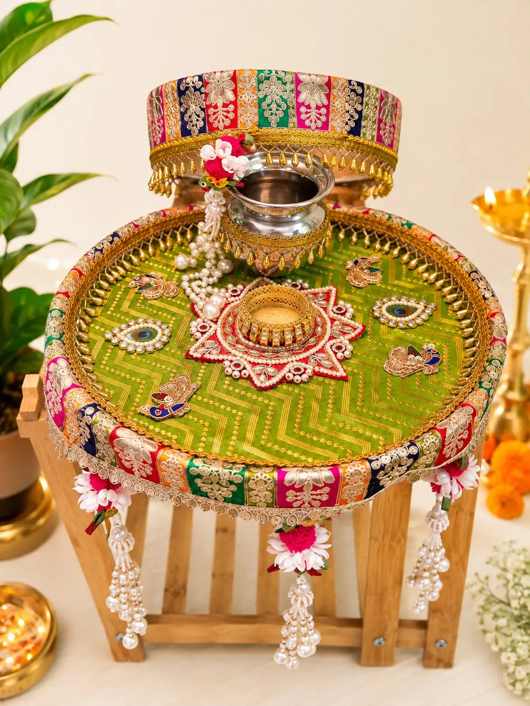 Rangrez Karwa Thali