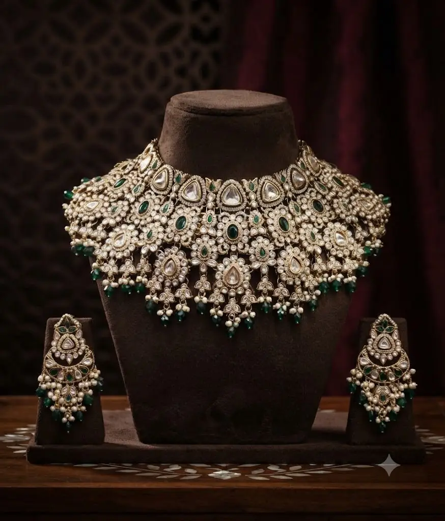 Emerald Kundan Grandeur