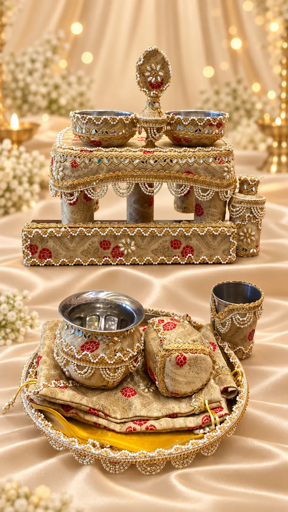 Traditional Chowki Set