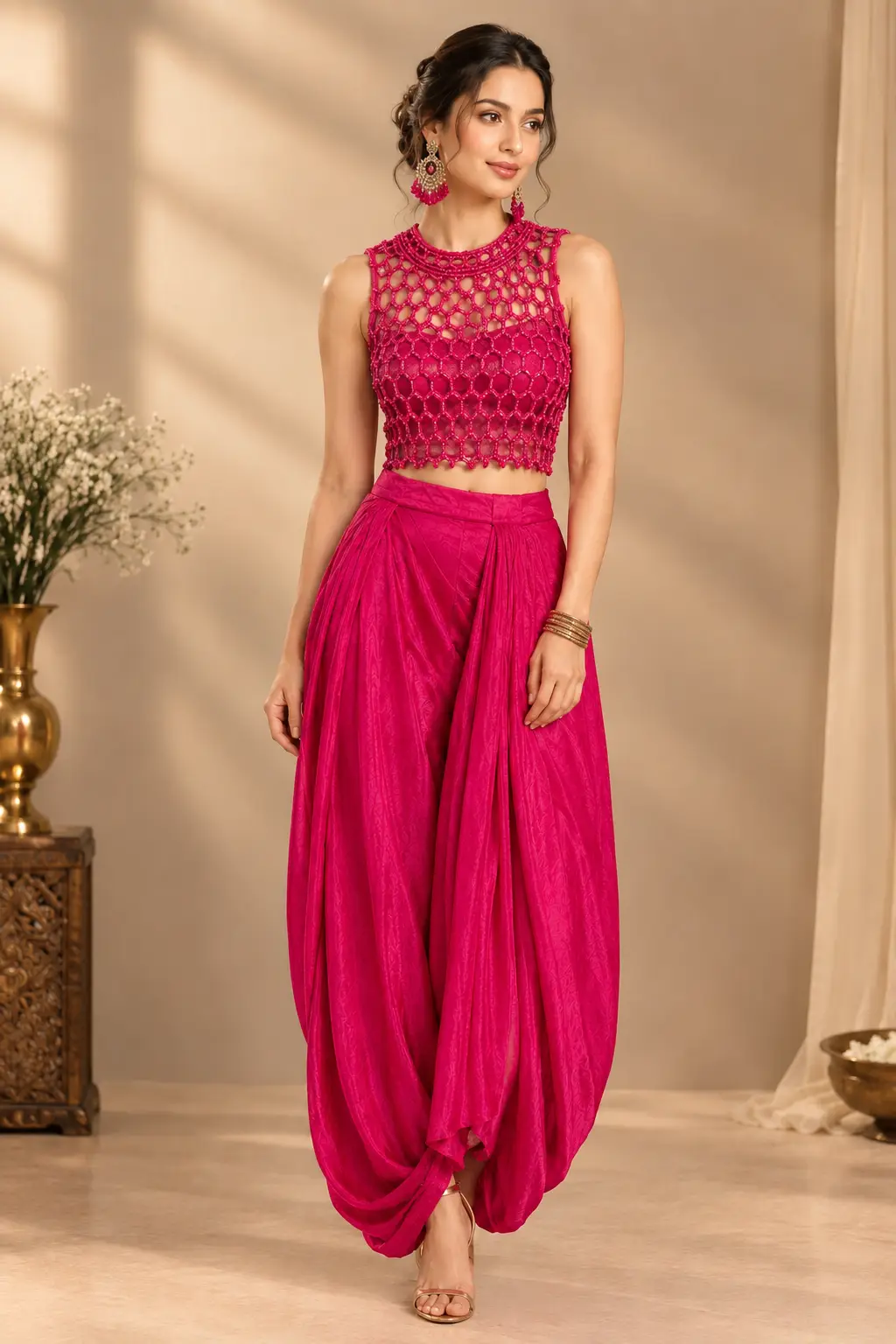 Fuchsia Royale Handmade 3-Piece Set
