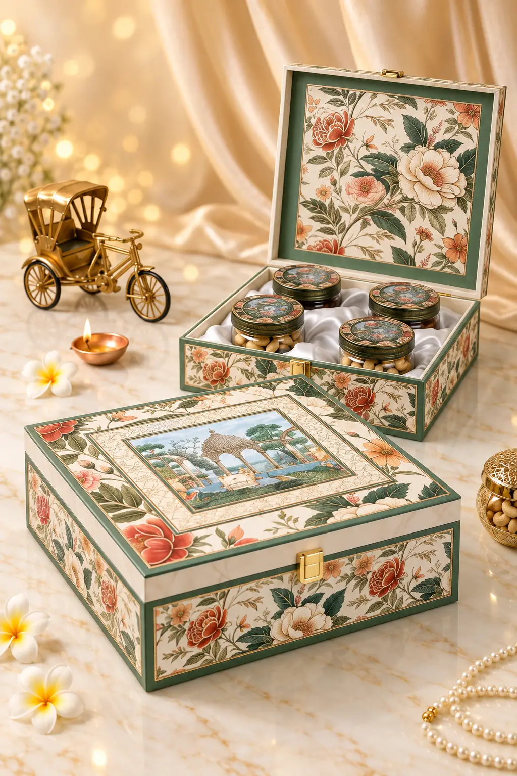 Floral Pavilion Gift Box (Pack Of 25)