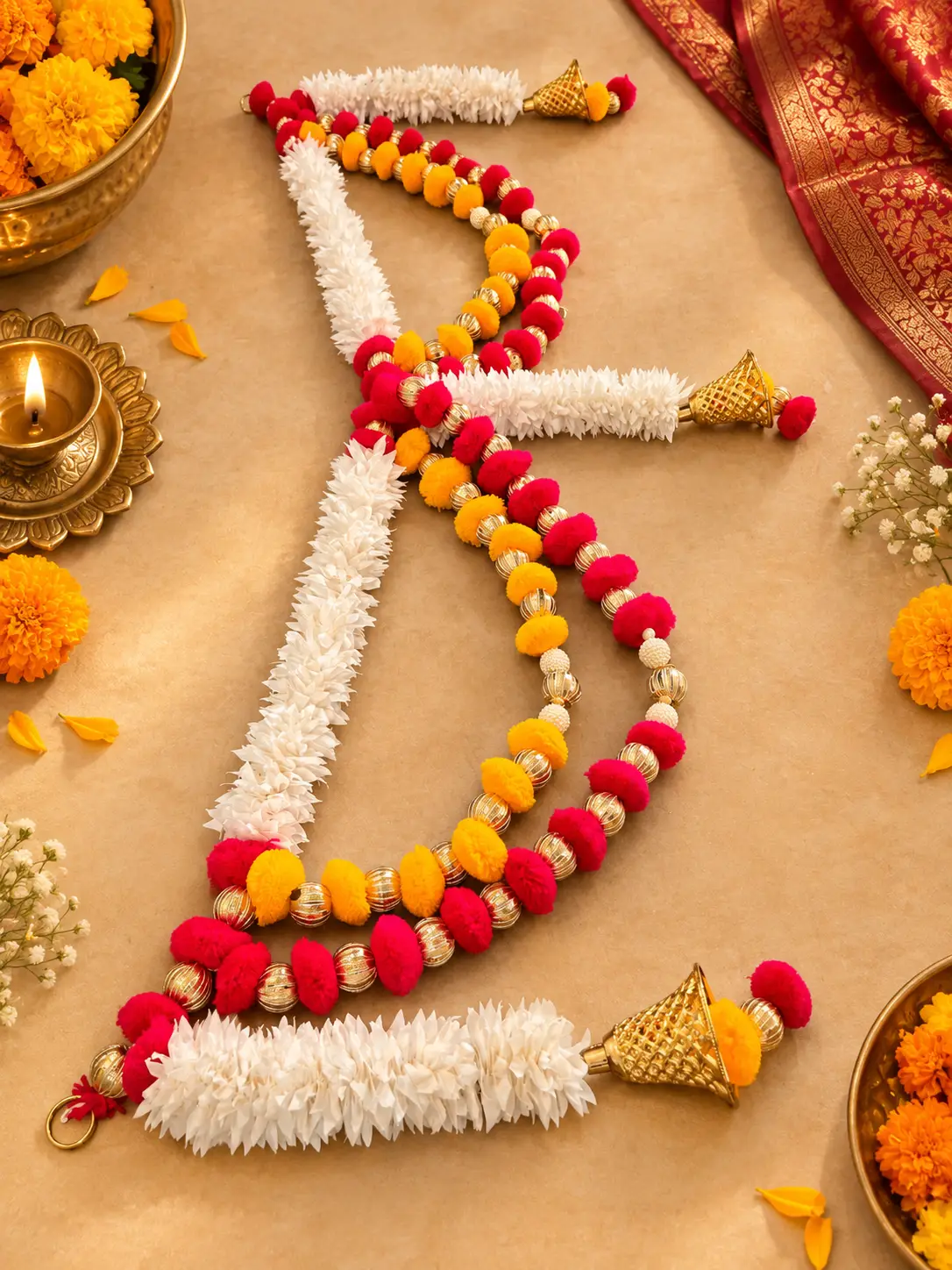 Auspicious Floral Bandhanwaar