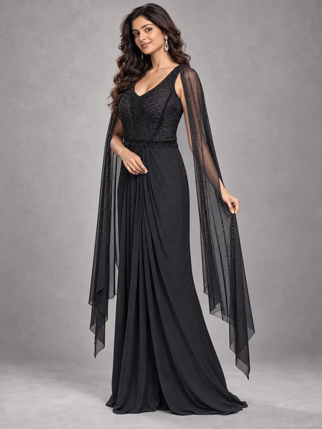 Noir Cape Set