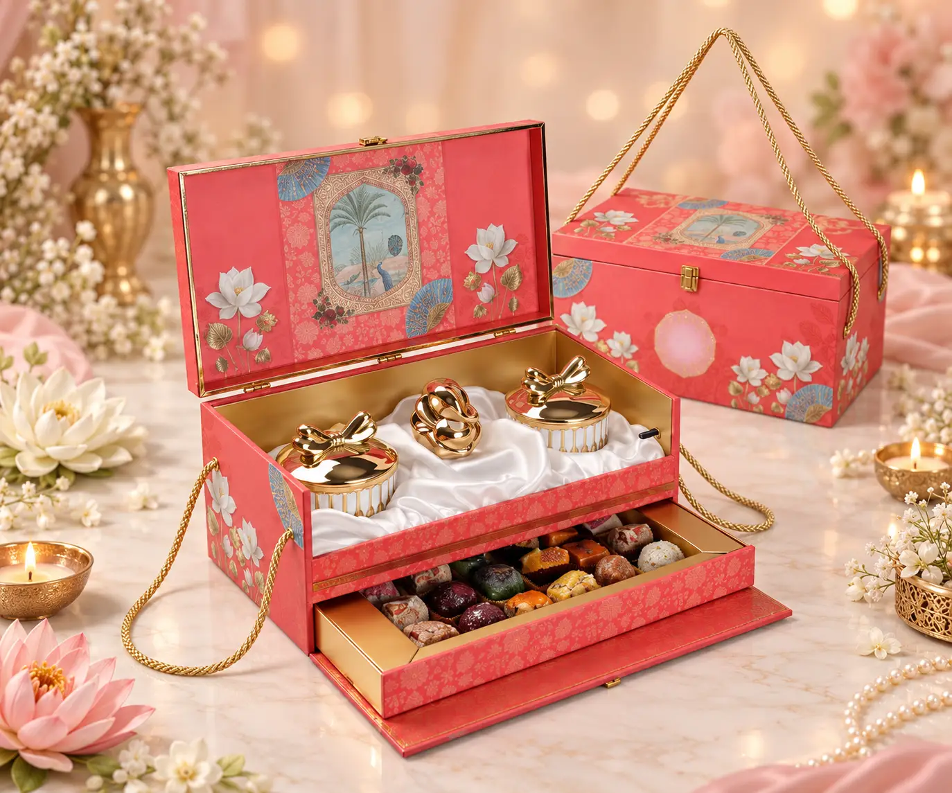 Lotus Heritage Invite Box (Pack Of 25)