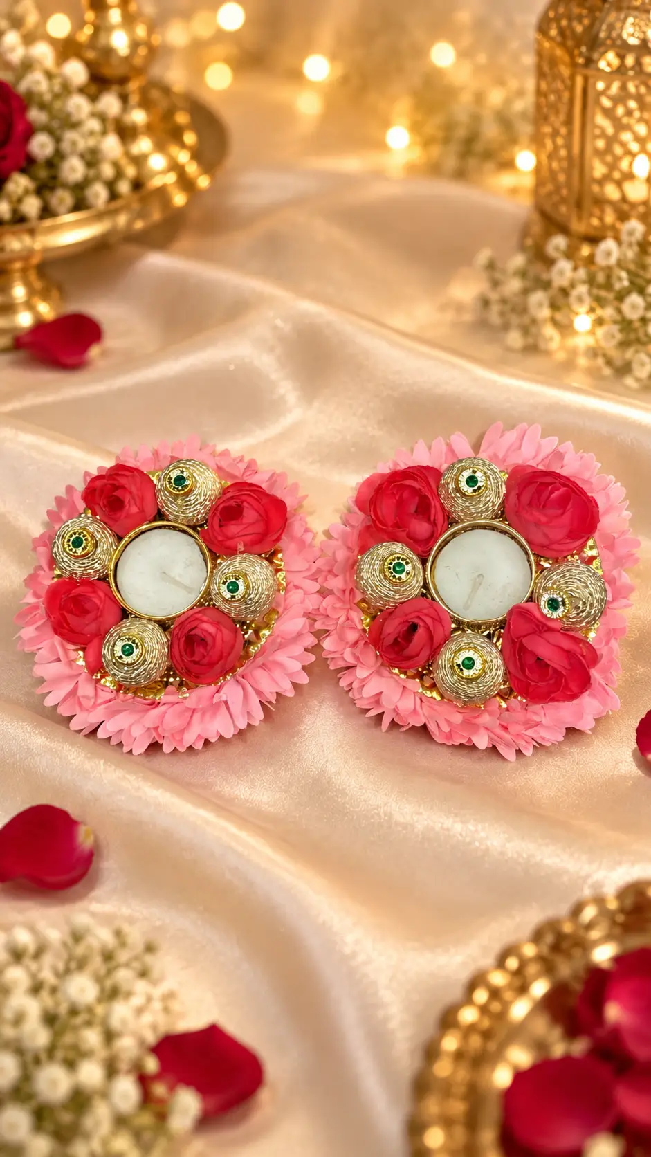 Floral Bloom Diyas