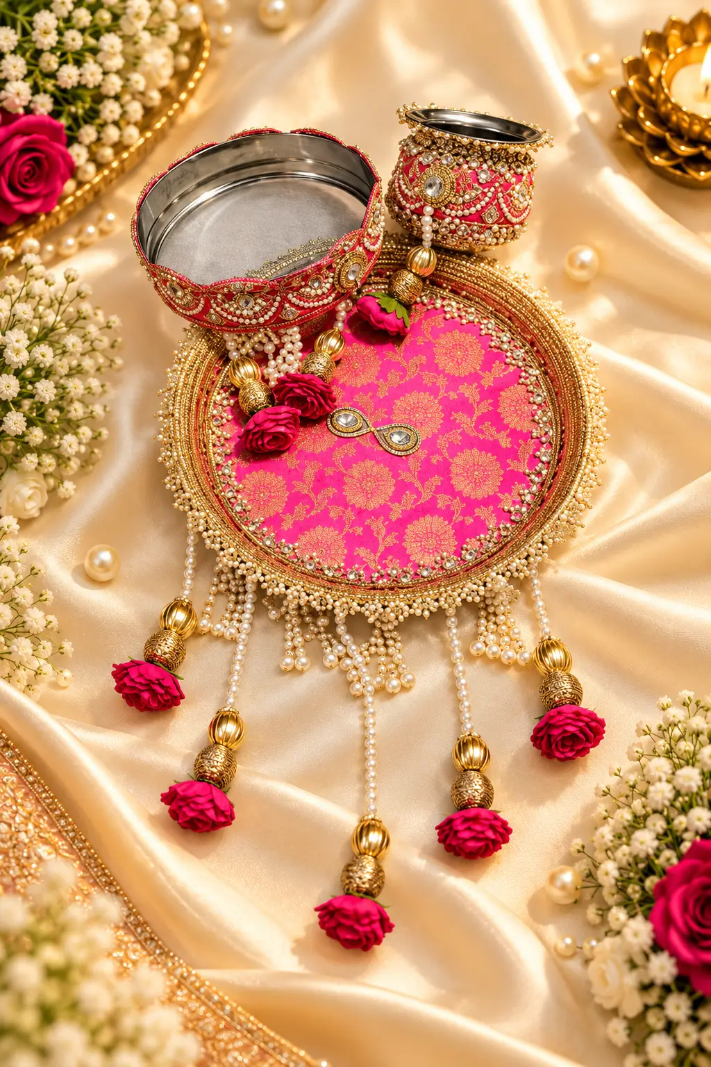 Laal Noor Karwa Thali