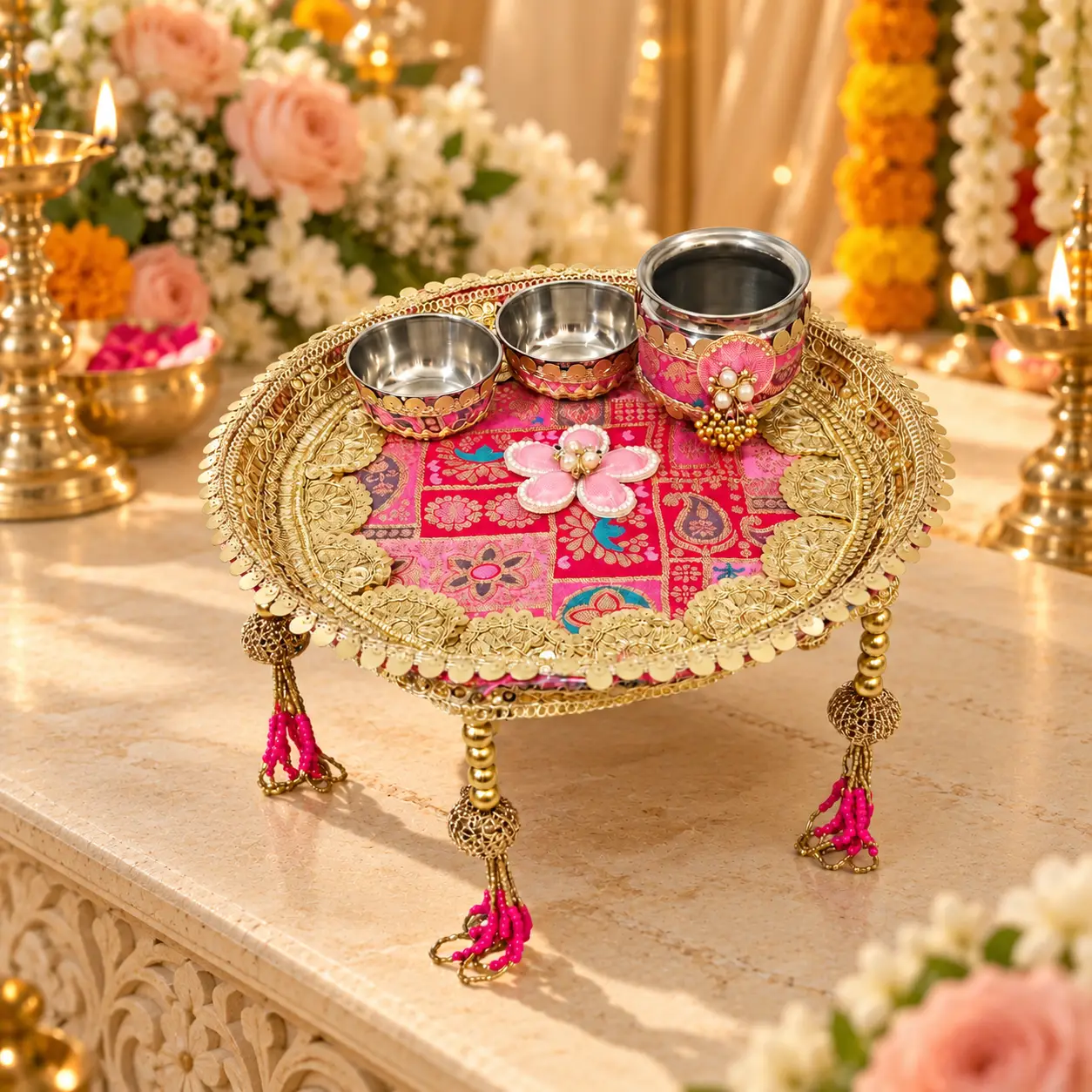 Traditional Shagun Thali