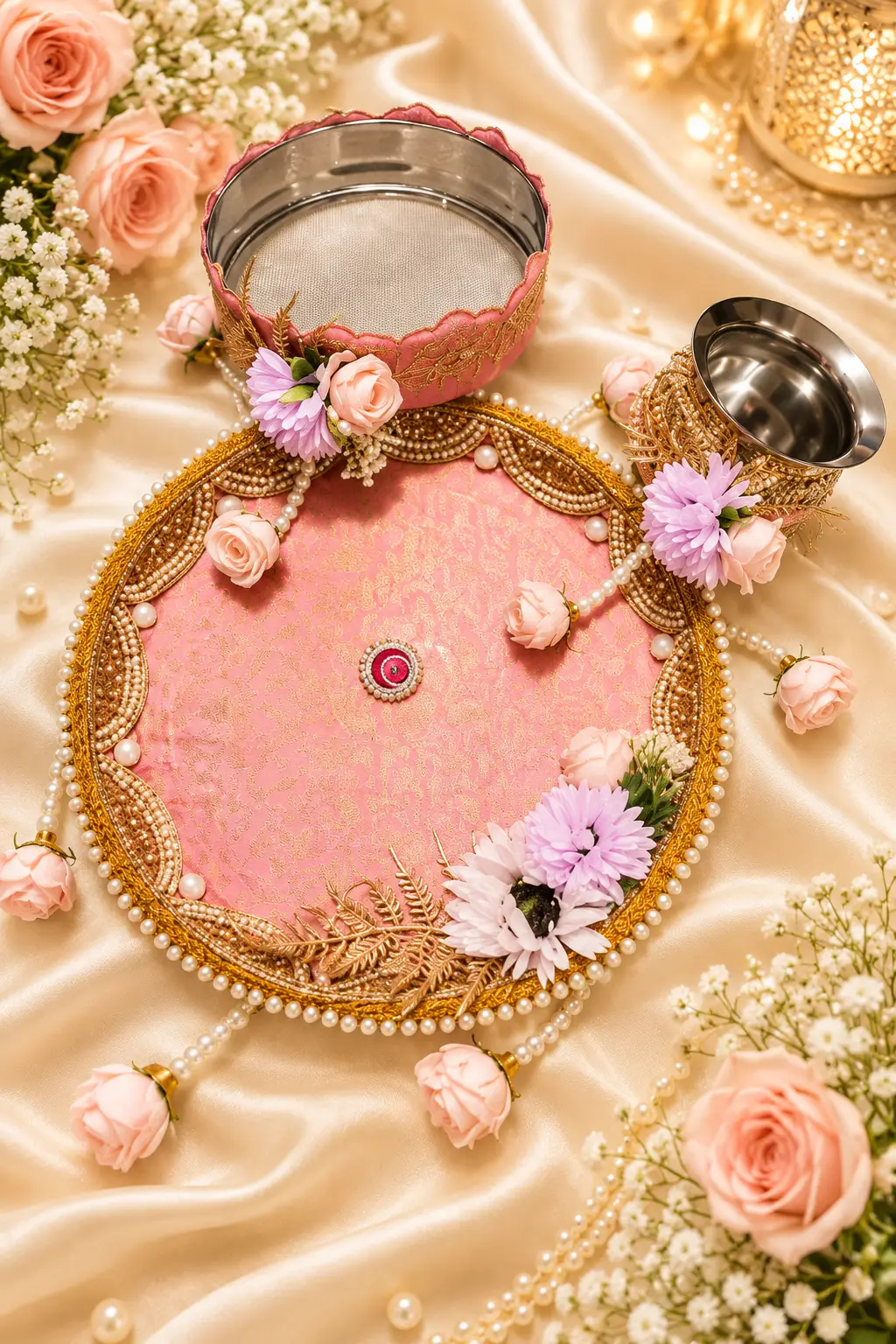 Floral Karwa Set