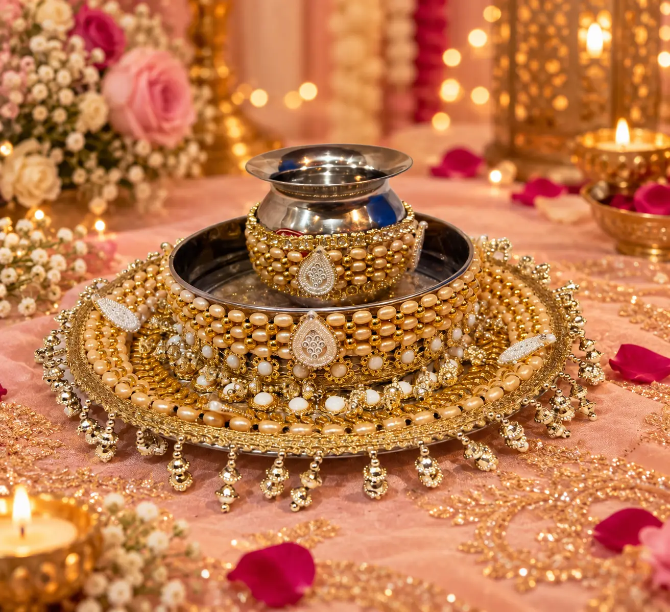Pearl Karwa Thali