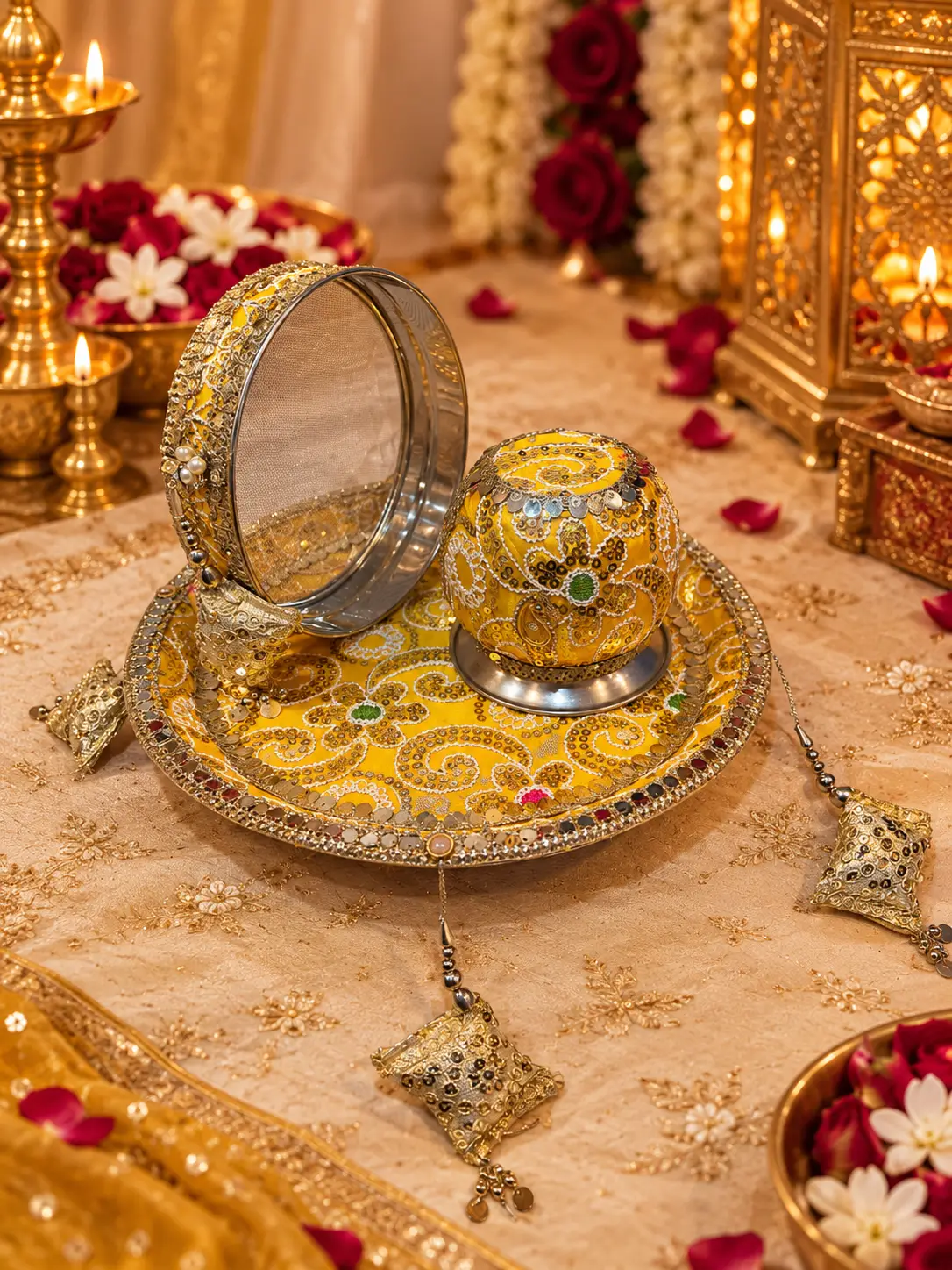 Elegant Karva Thali