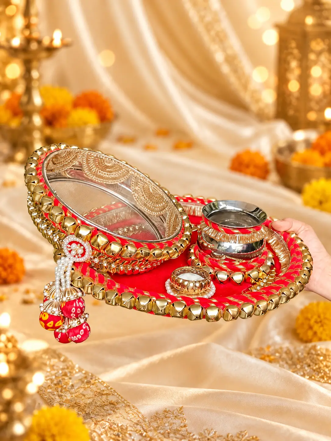 Ghungroo Karwa Thali