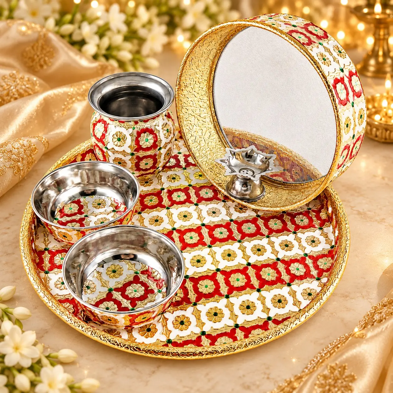 Floral Royal Thali