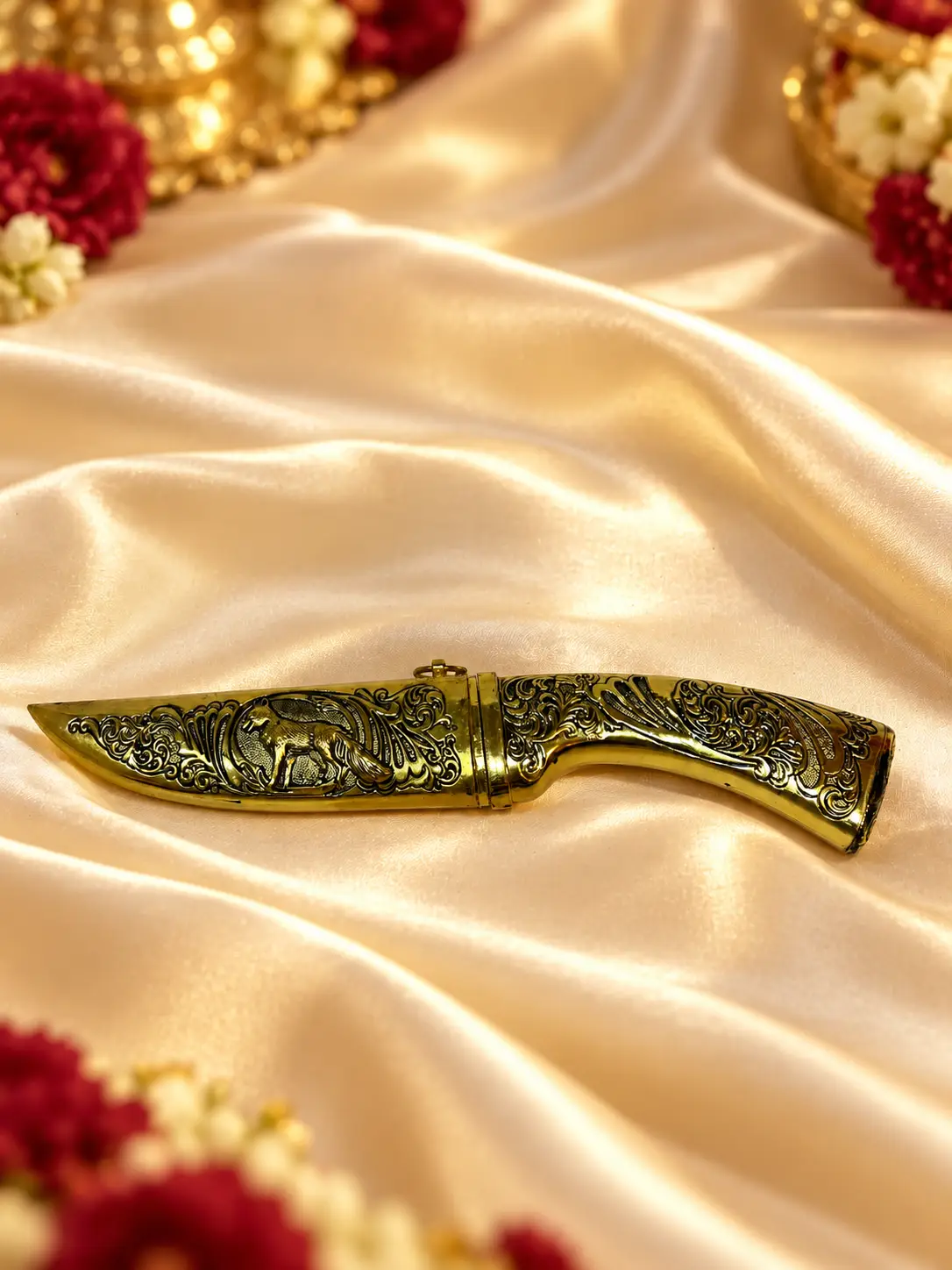 Ornate Golden Kirpan