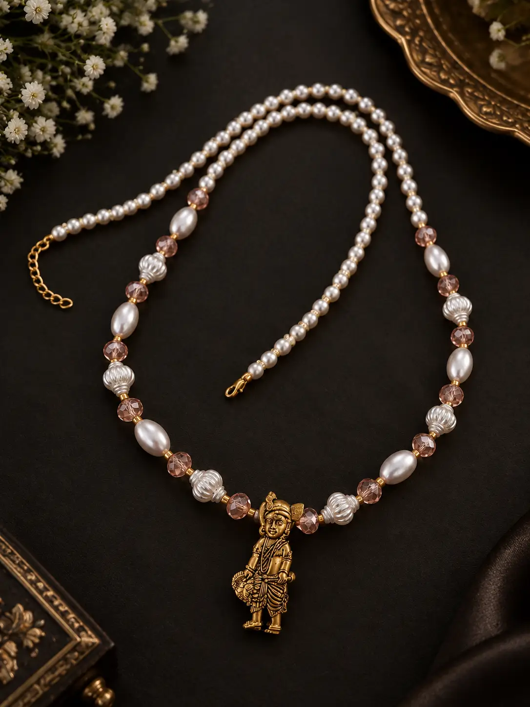 Divine Pearl Mala (Pack Of 10)