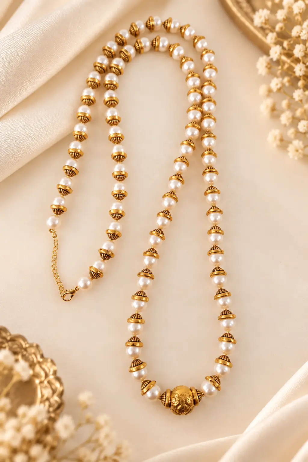 Pearl Accent Mala (Pack Of 10)