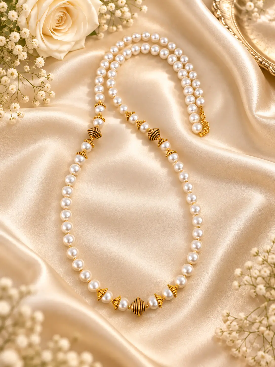 Pearl Charm Mala (Pack Of 10)