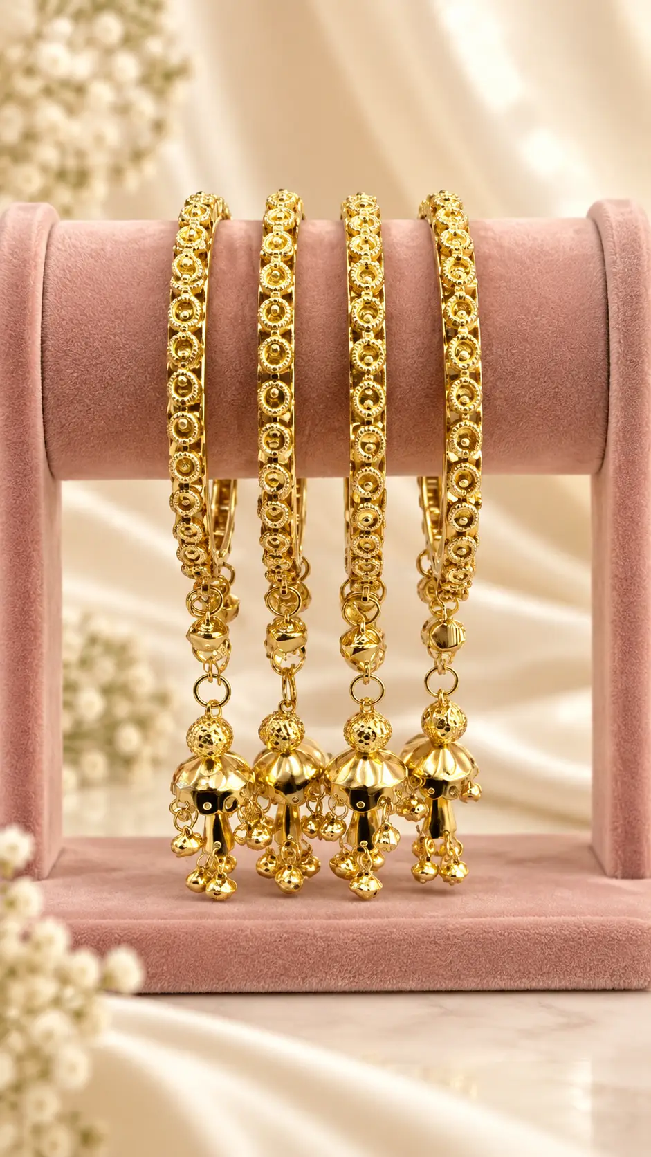 Noor Ghungroo Bangles (Pack of 4)