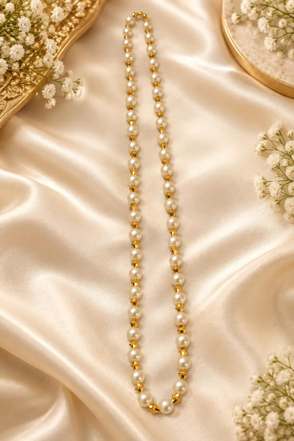 Pearl Grace Mala (Pack Of 10)