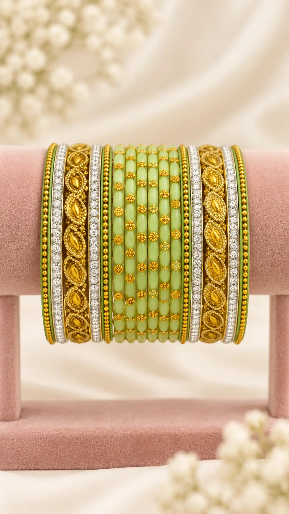 Mint Heritage Bangles