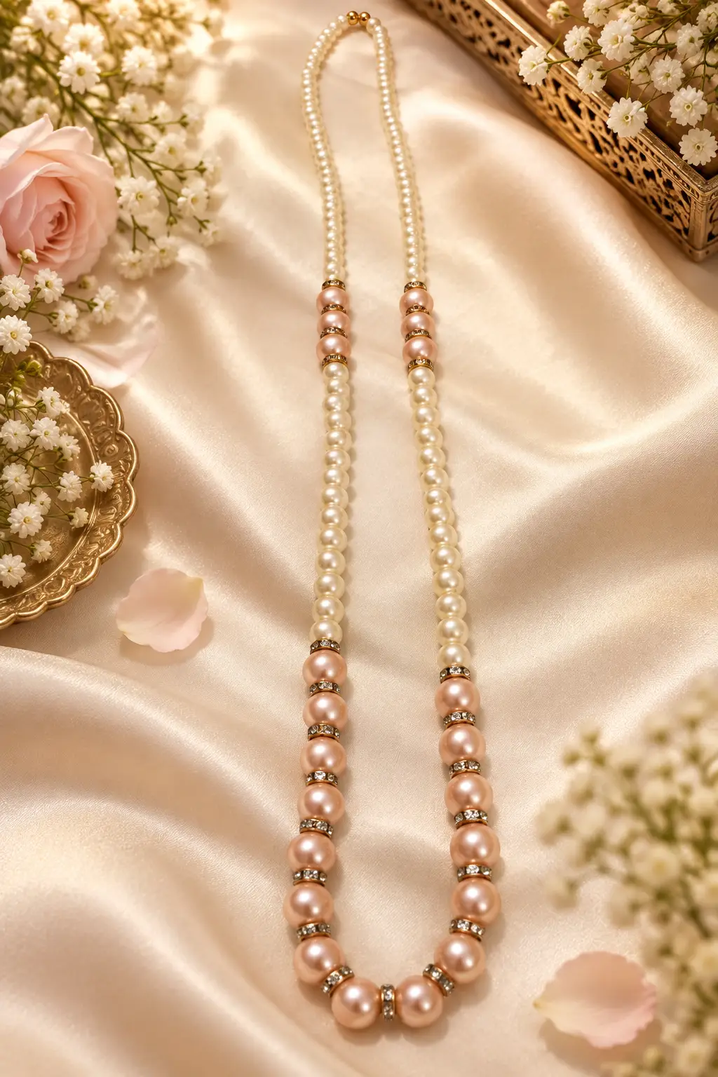 Blush Pearl Mala (Pack Of 10)