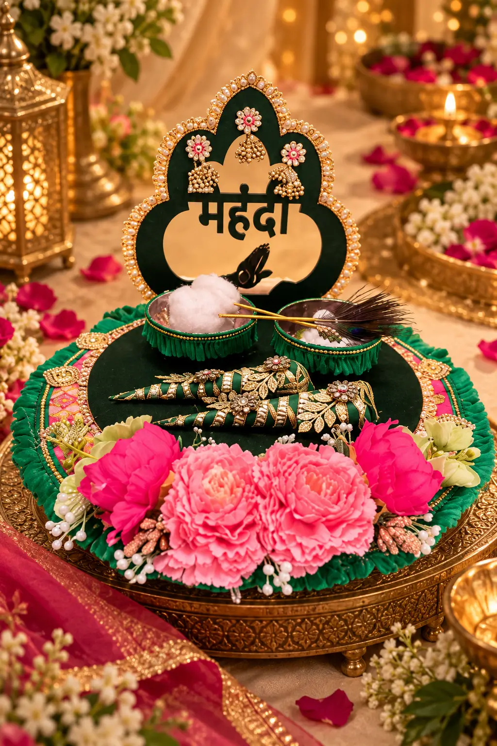 Festive Mehndi Platter