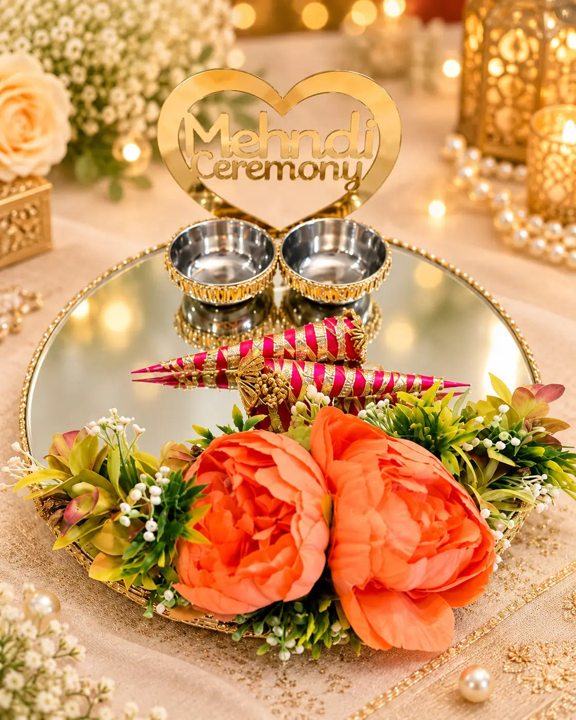 Mehndi Ritual Platter