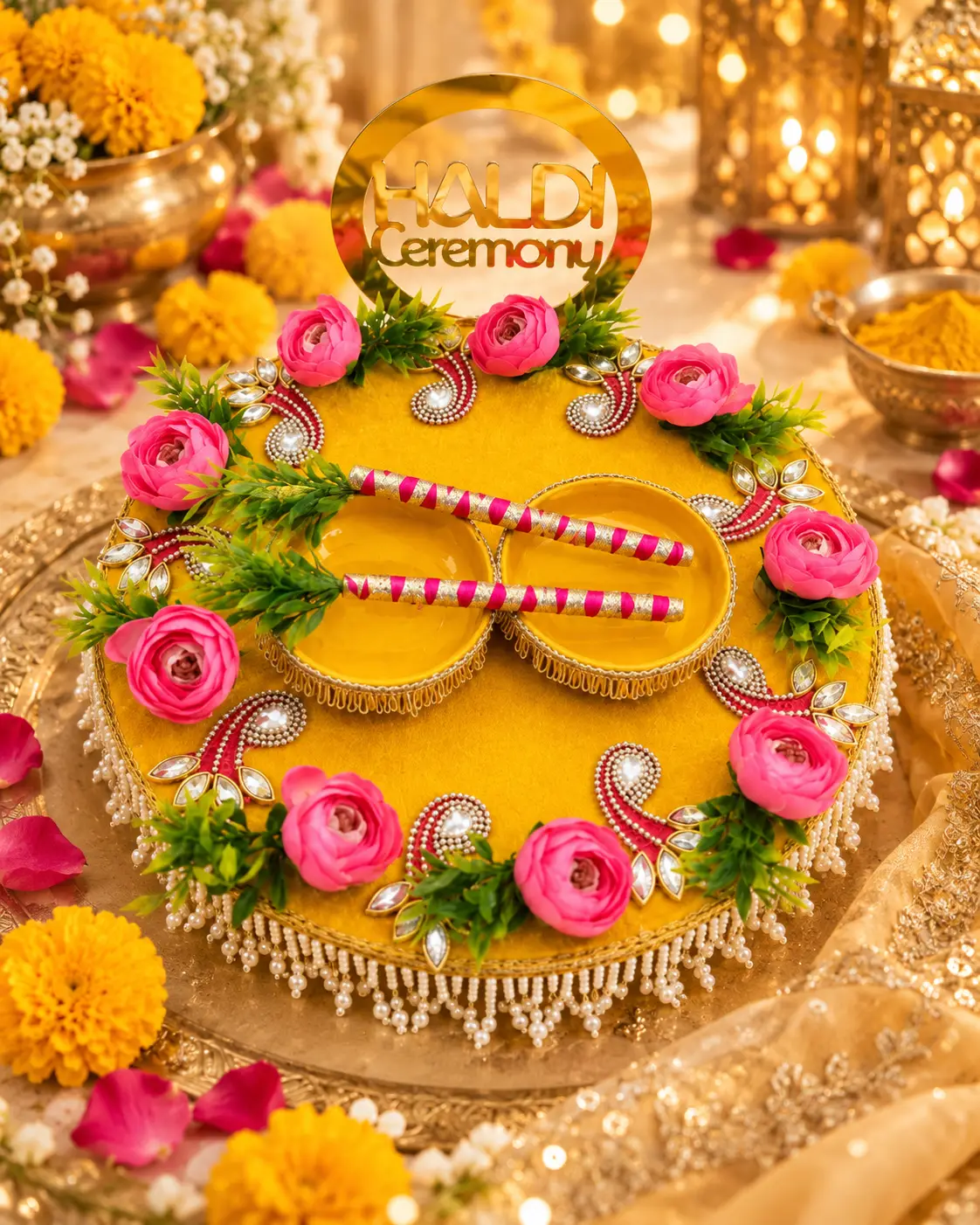 Haldi Bloom Platter
