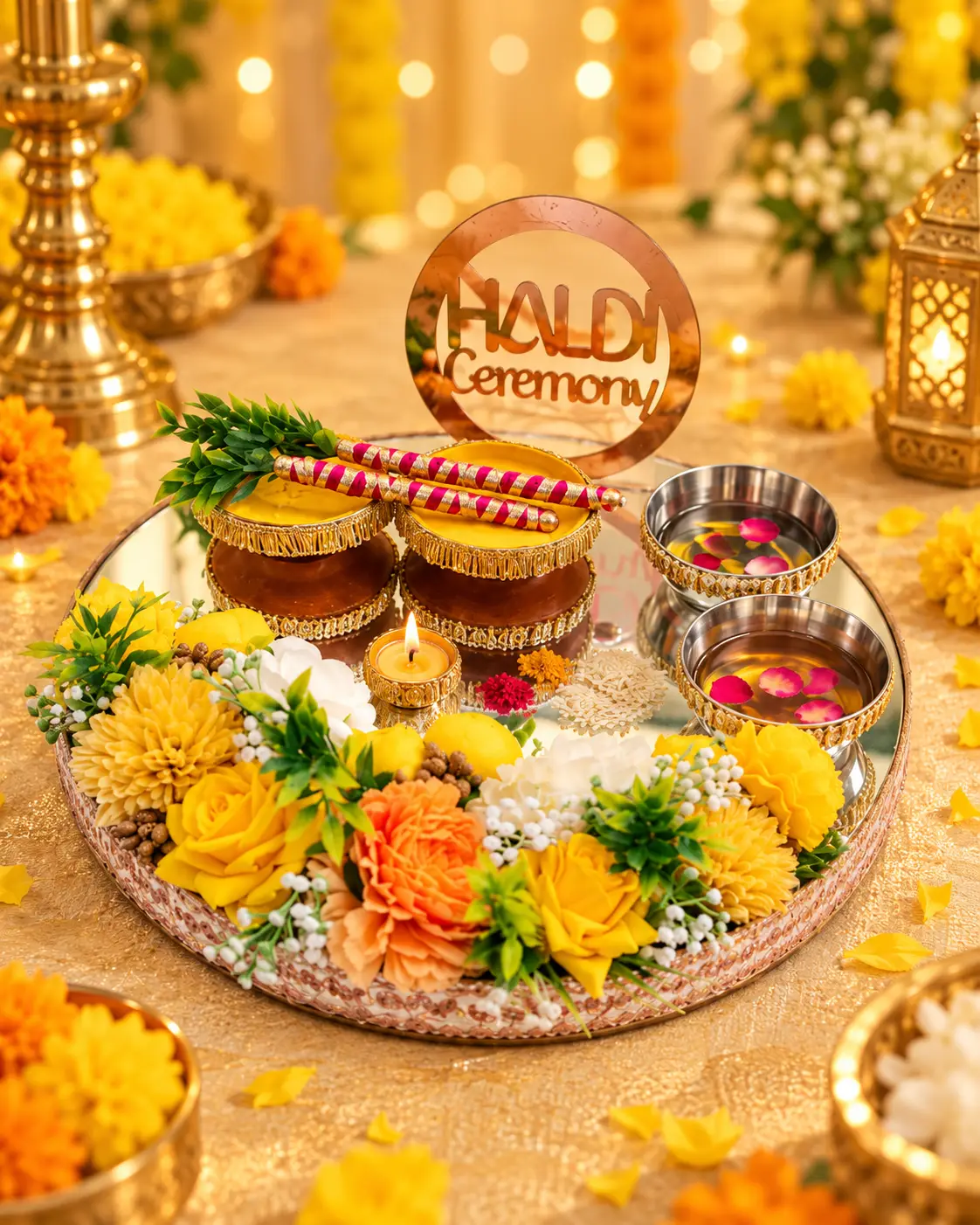 Haldi Celebration Platter
