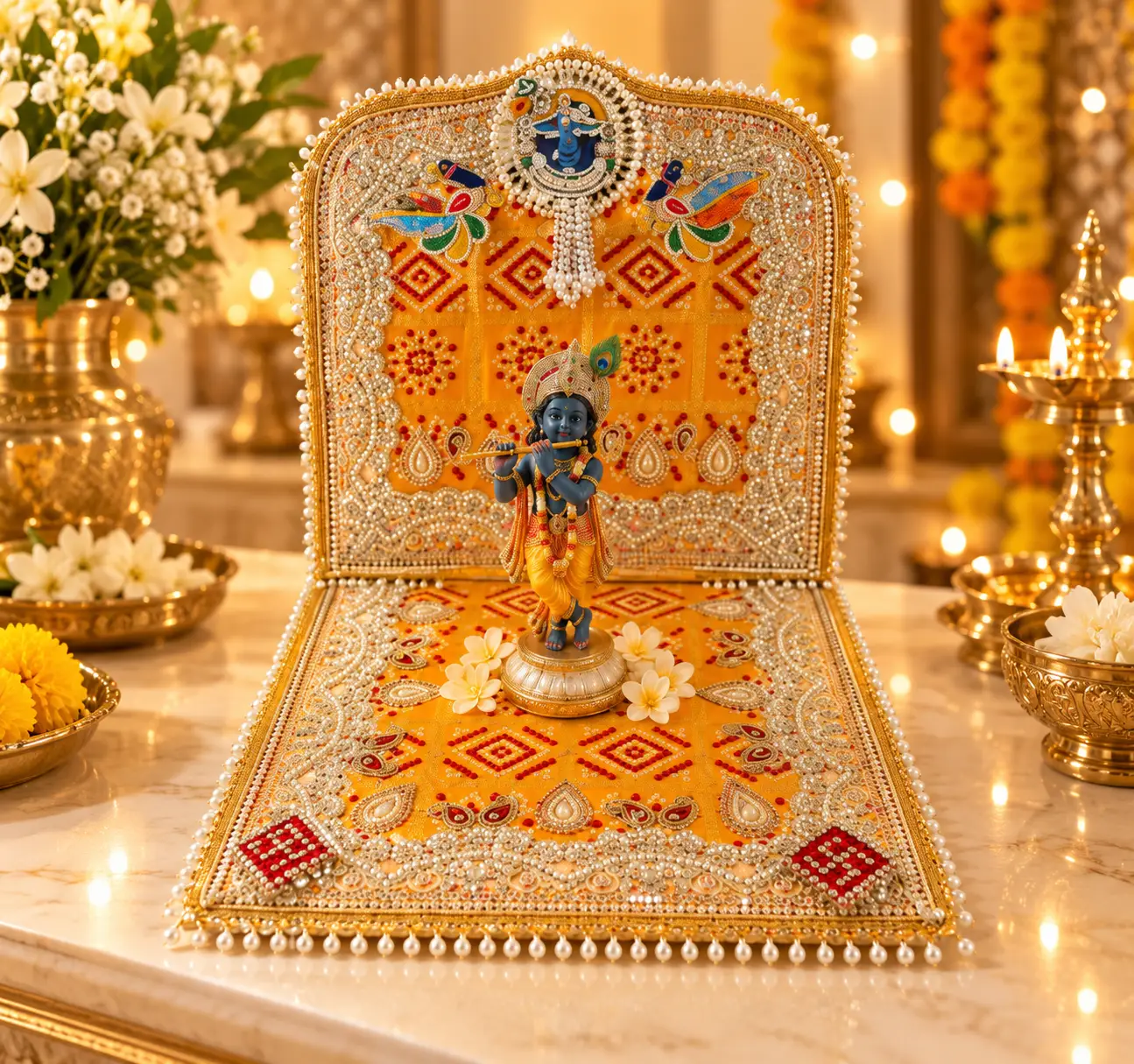 Golden Krishna Mandap