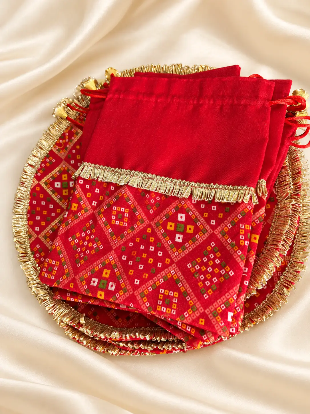 Festive Bandhani Set (Pack Of 10)