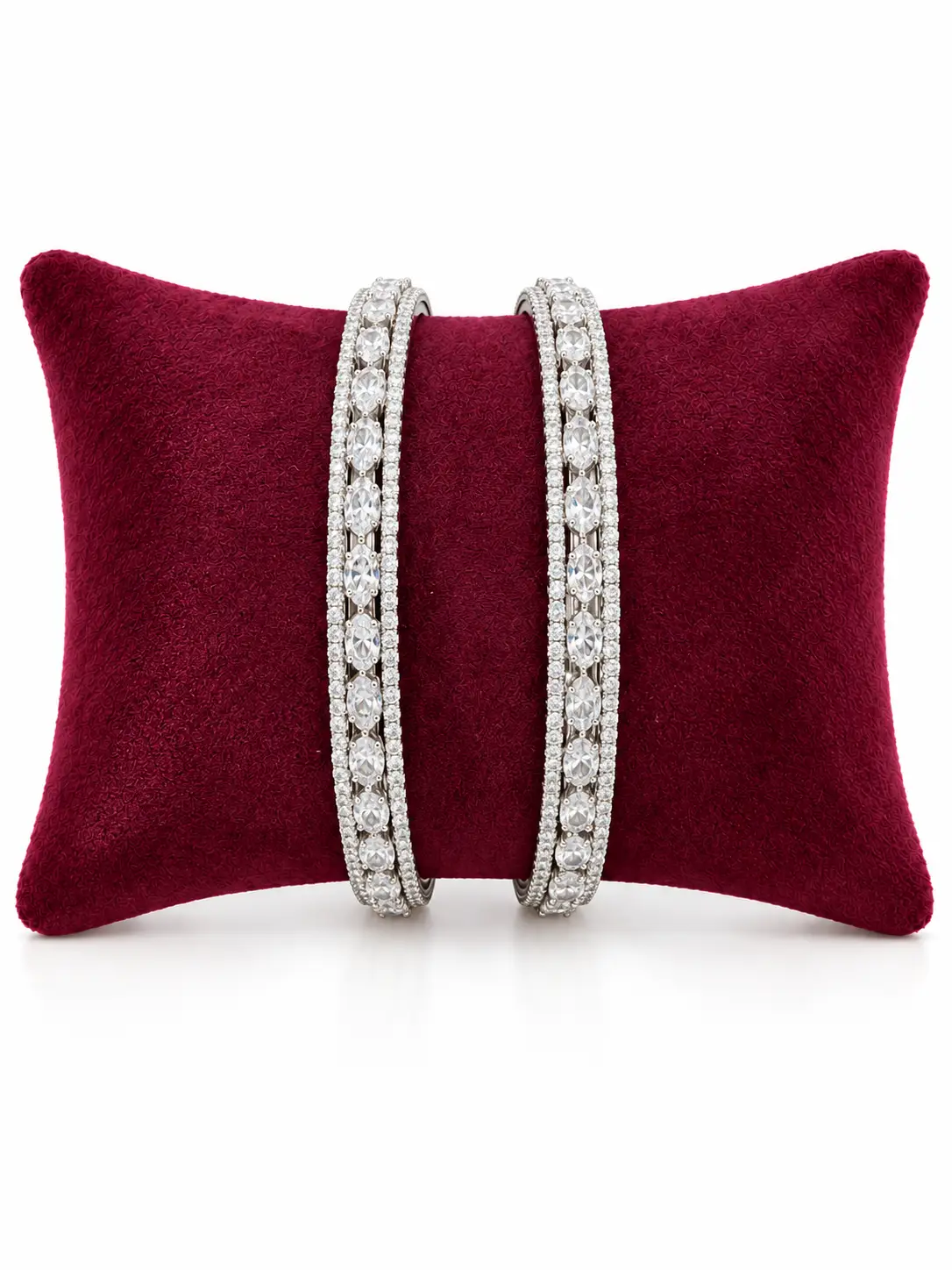 Radiant Oval Kada Pair