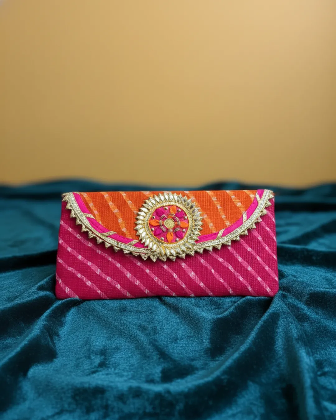 Embroidered Festive Envelope