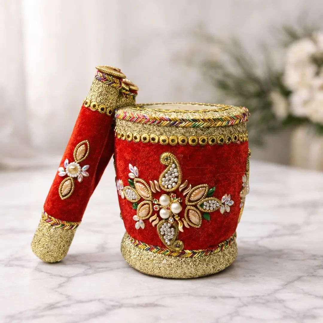 Royal Red Wedding Musla