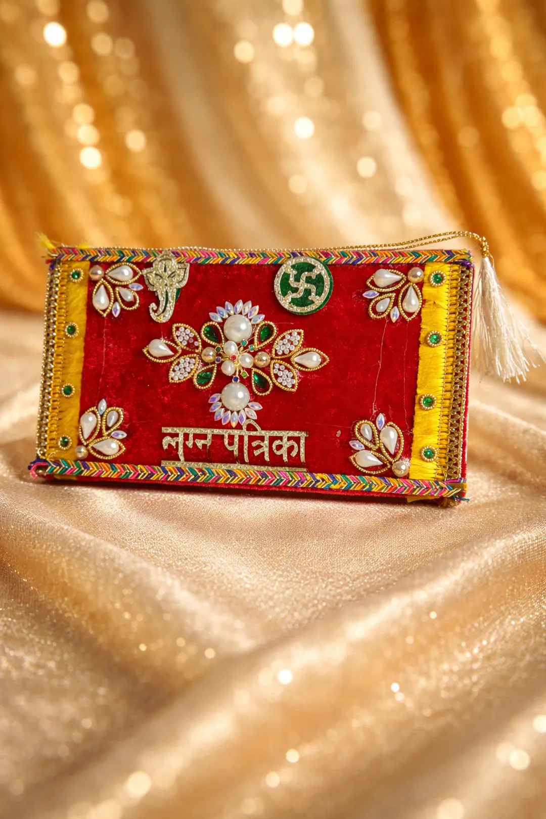 Red Velvet Wedding Lagna Patrika