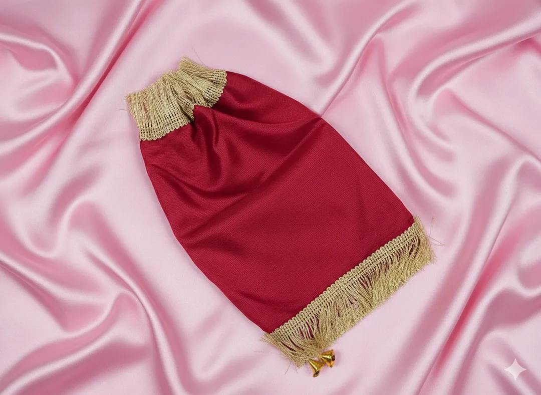 Maroon Organza Chooda Cover